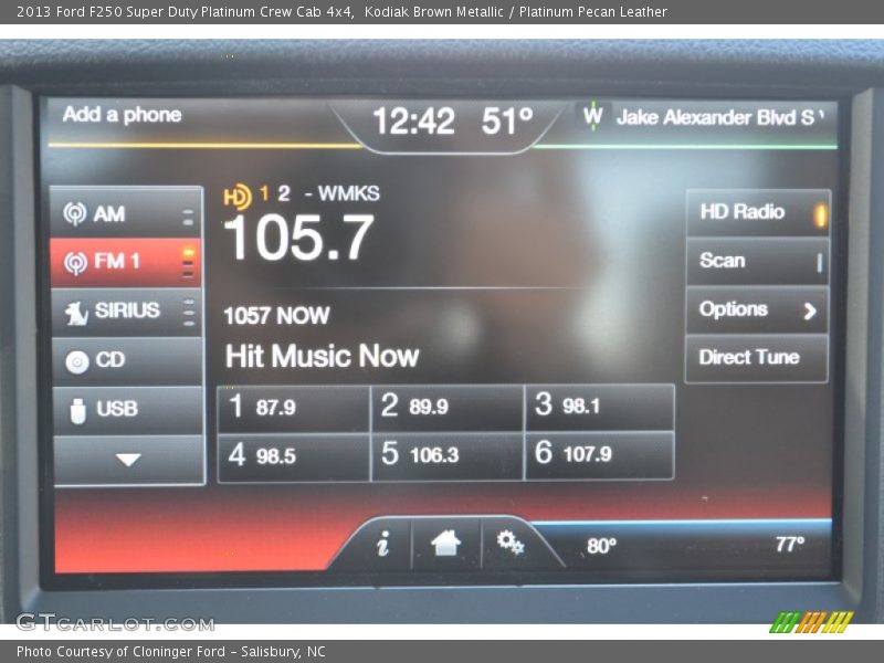 Kodiak Brown Metallic / Platinum Pecan Leather 2013 Ford F250 Super Duty Platinum Crew Cab 4x4