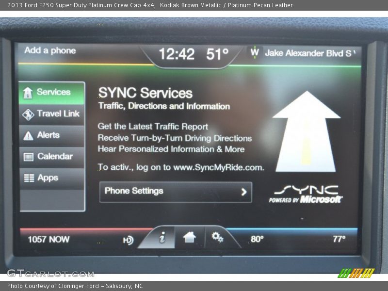 Kodiak Brown Metallic / Platinum Pecan Leather 2013 Ford F250 Super Duty Platinum Crew Cab 4x4