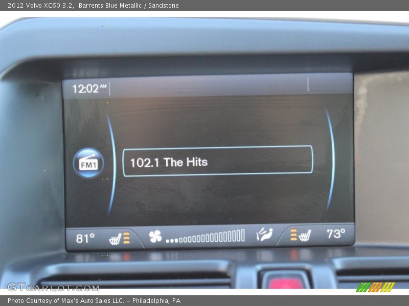 Barrents Blue Metallic / Sandstone 2012 Volvo XC60 3.2