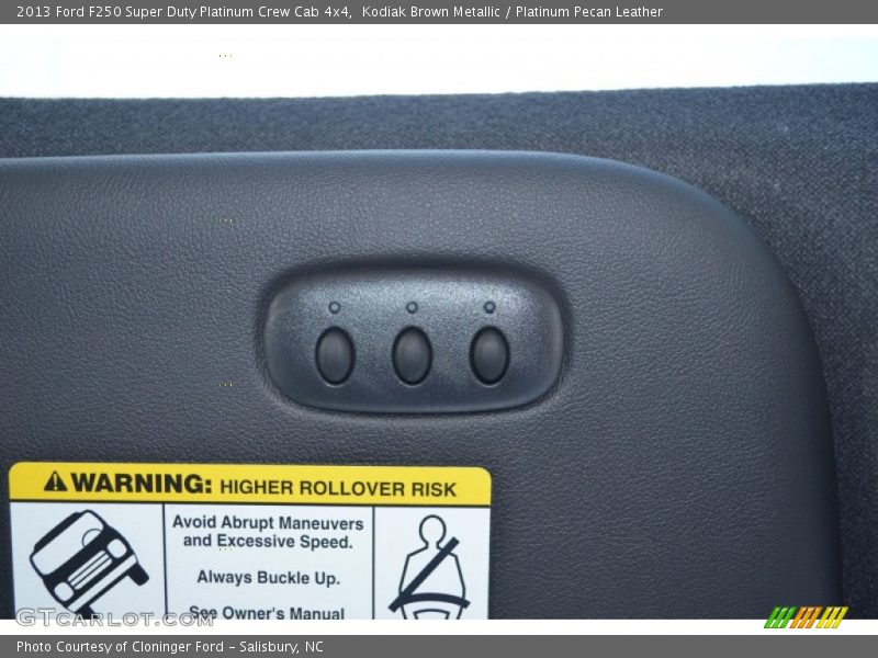 Controls of 2013 F250 Super Duty Platinum Crew Cab 4x4
