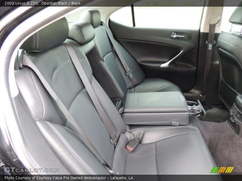Obsidian Black / Black 2009 Lexus IS 250