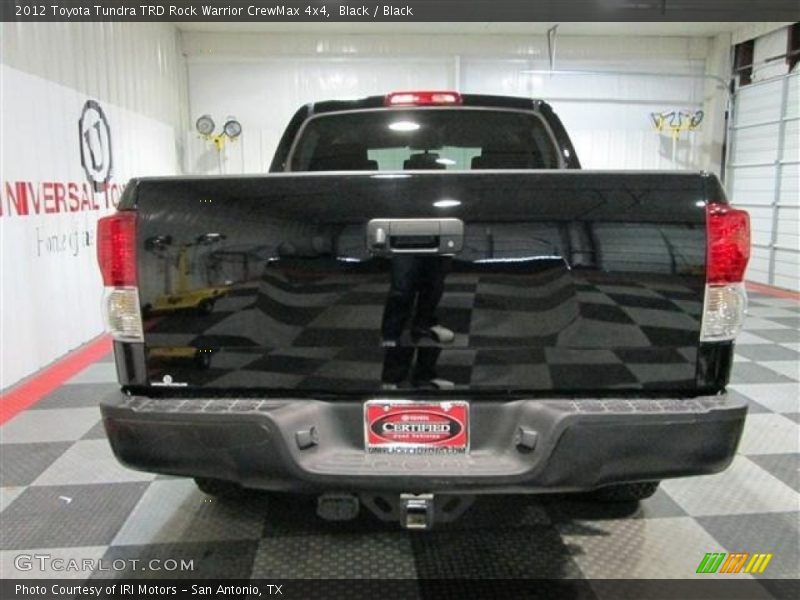 Black / Black 2012 Toyota Tundra TRD Rock Warrior CrewMax 4x4