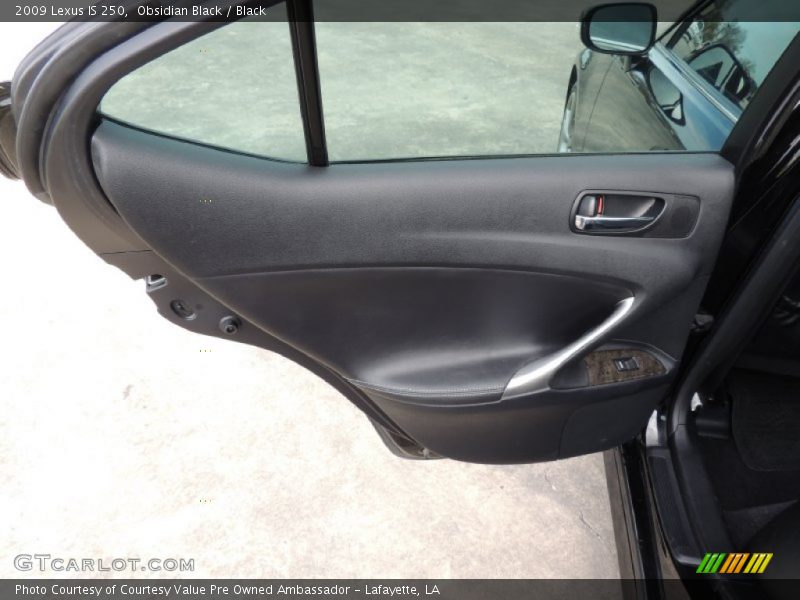 Obsidian Black / Black 2009 Lexus IS 250