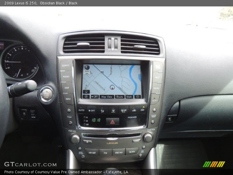 Obsidian Black / Black 2009 Lexus IS 250