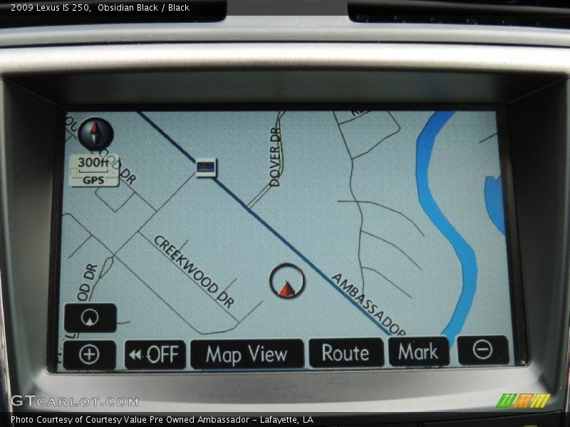 Obsidian Black / Black 2009 Lexus IS 250