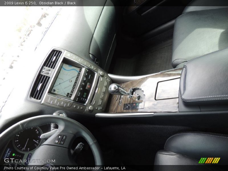 Obsidian Black / Black 2009 Lexus IS 250