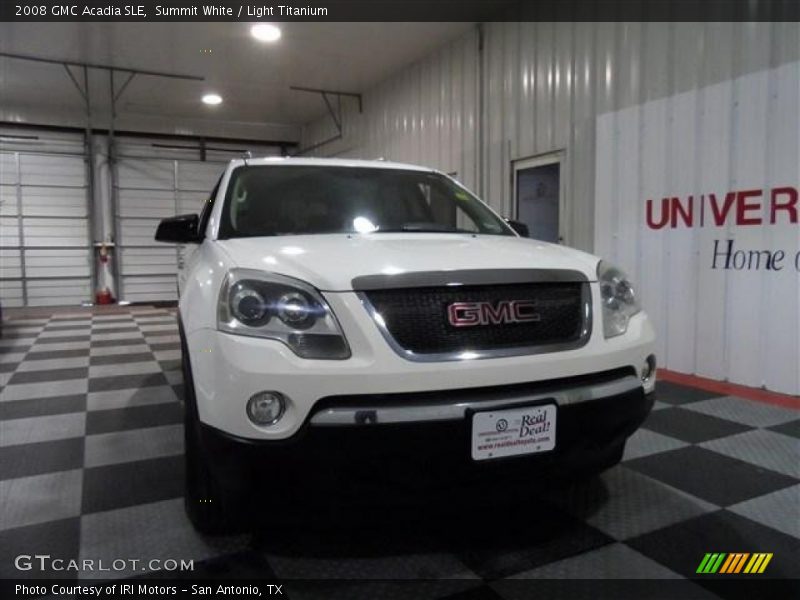 Summit White / Light Titanium 2008 GMC Acadia SLE