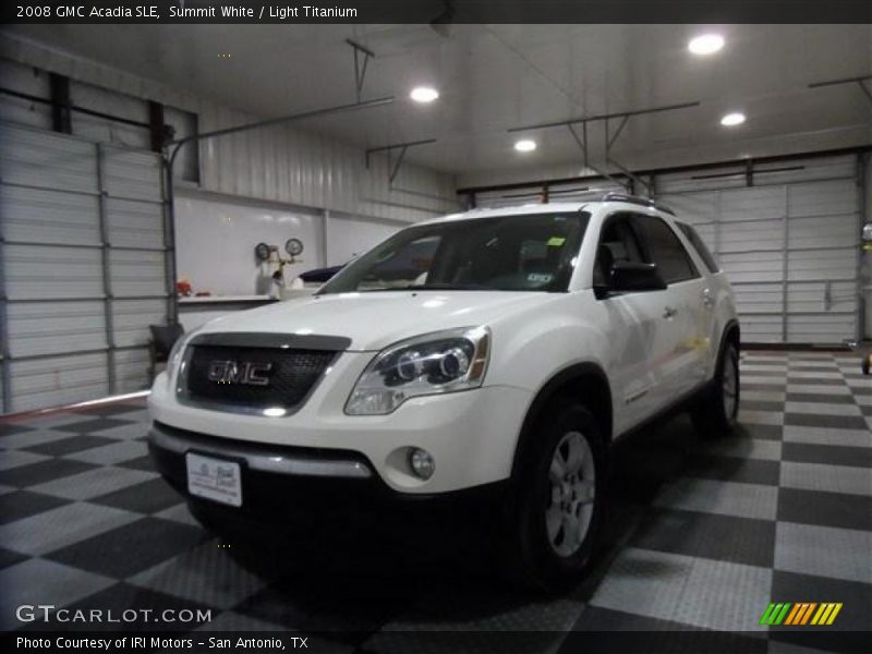 Summit White / Light Titanium 2008 GMC Acadia SLE