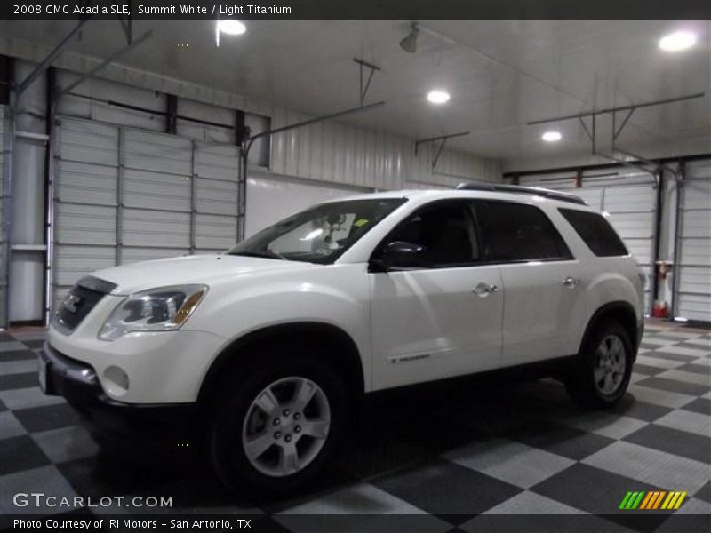 Summit White / Light Titanium 2008 GMC Acadia SLE