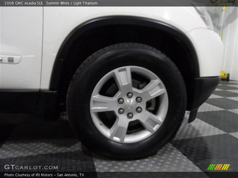 Summit White / Light Titanium 2008 GMC Acadia SLE