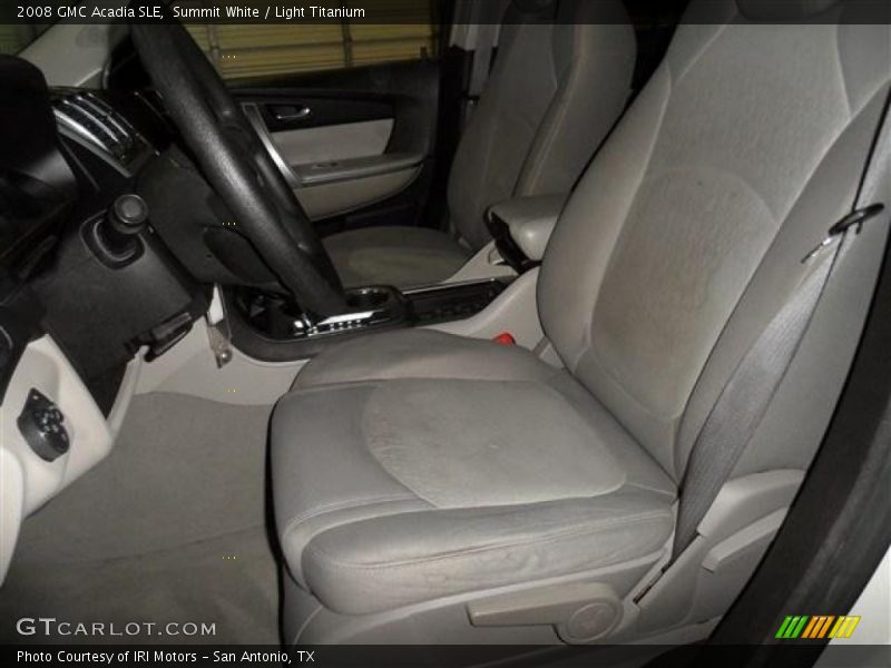 Summit White / Light Titanium 2008 GMC Acadia SLE