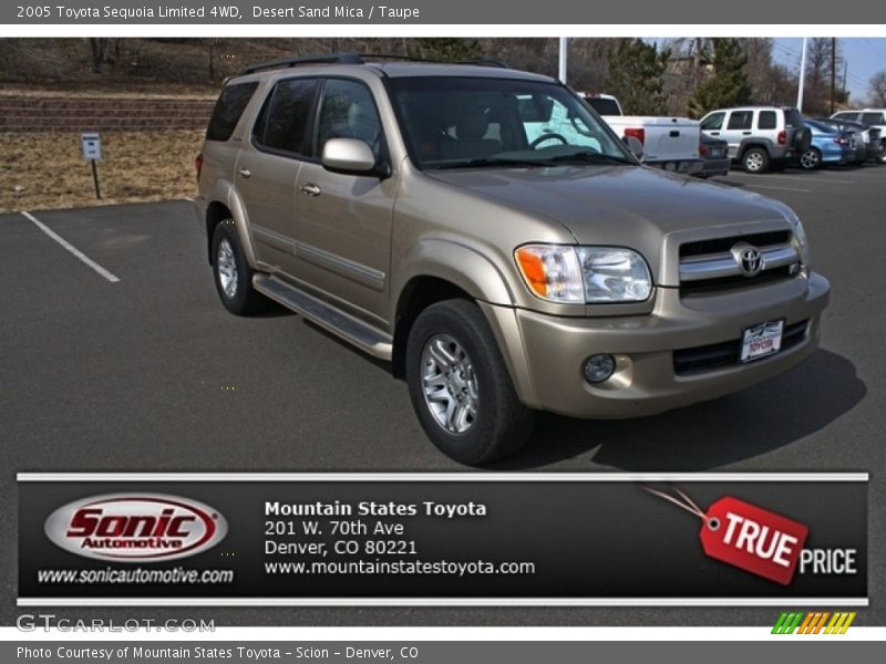 Desert Sand Mica / Taupe 2005 Toyota Sequoia Limited 4WD