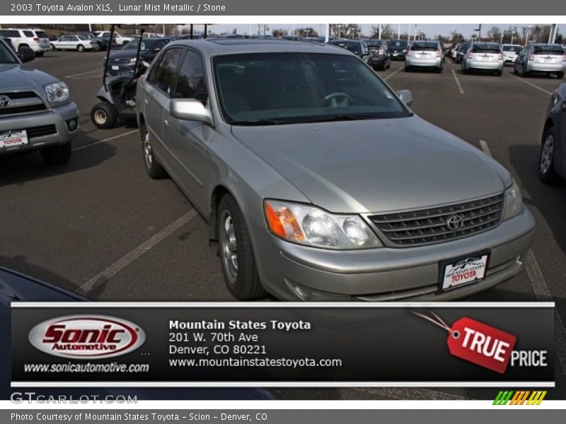 Lunar Mist Metallic / Stone 2003 Toyota Avalon XLS