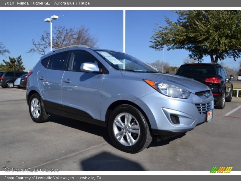 Front 3/4 View of 2010 Tucson GLS