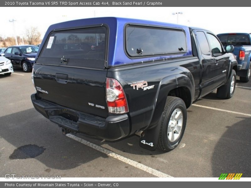 Black Sand Pearl / Graphite 2010 Toyota Tacoma V6 SR5 TRD Sport Access Cab 4x4