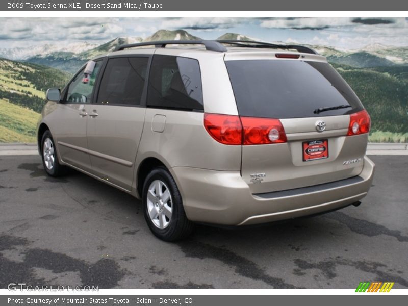 Desert Sand Mica / Taupe 2009 Toyota Sienna XLE