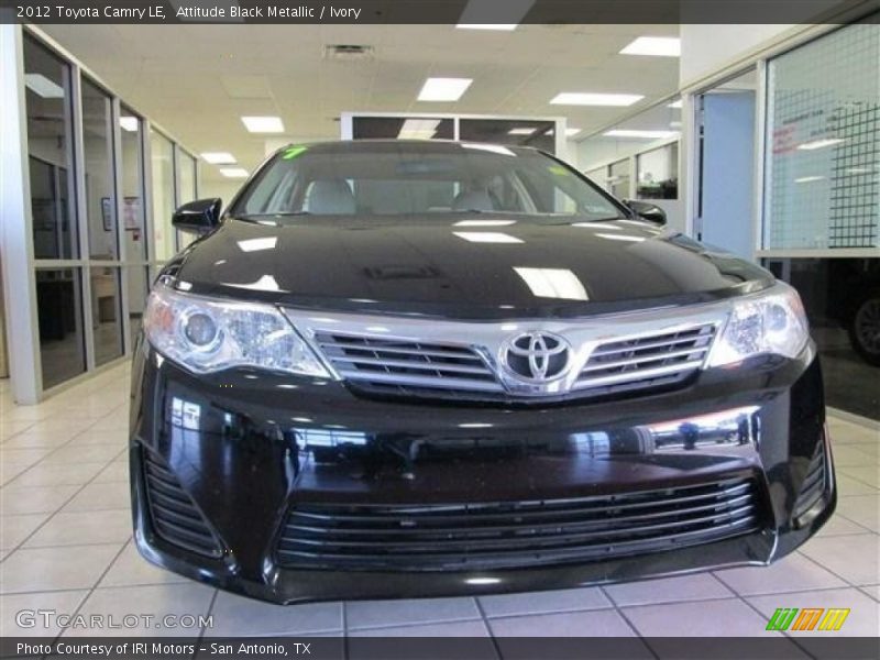 Attitude Black Metallic / Ivory 2012 Toyota Camry LE