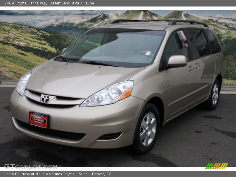Desert Sand Mica / Taupe 2009 Toyota Sienna XLE