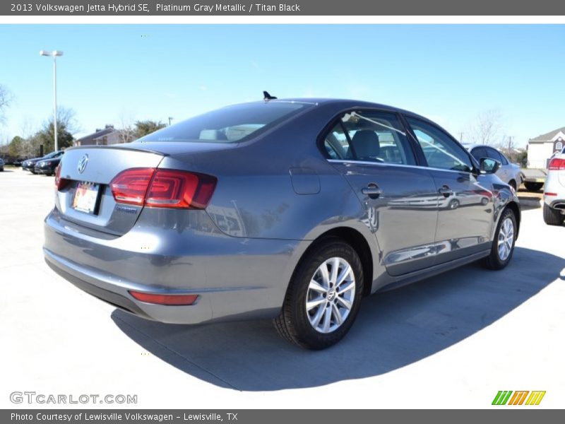 Platinum Gray Metallic / Titan Black 2013 Volkswagen Jetta Hybrid SE