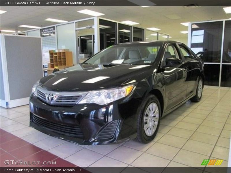 Attitude Black Metallic / Ivory 2012 Toyota Camry LE