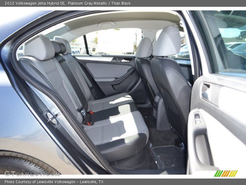 Platinum Gray Metallic / Titan Black 2013 Volkswagen Jetta Hybrid SE