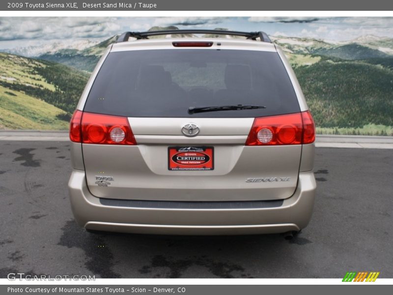 Desert Sand Mica / Taupe 2009 Toyota Sienna XLE