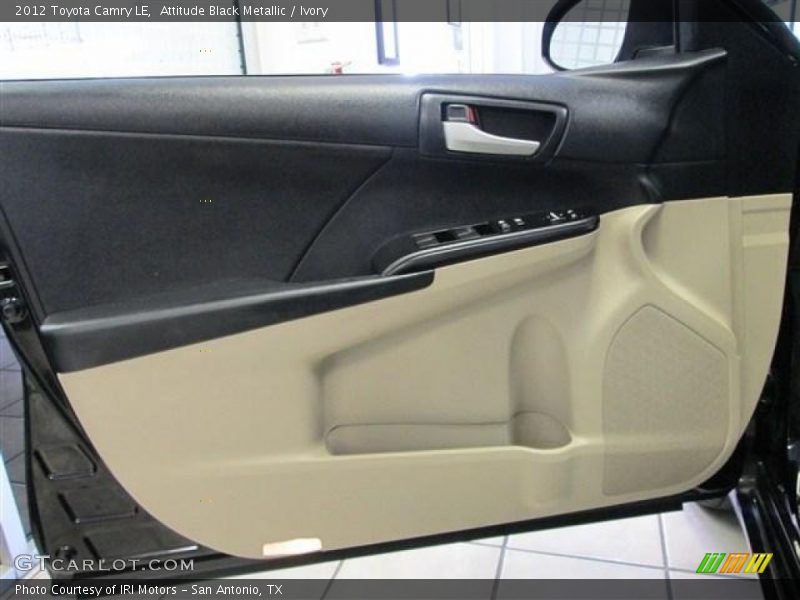 Attitude Black Metallic / Ivory 2012 Toyota Camry LE