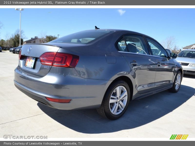 Platinum Gray Metallic / Titan Black 2013 Volkswagen Jetta Hybrid SEL