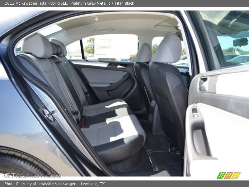 Platinum Gray Metallic / Titan Black 2013 Volkswagen Jetta Hybrid SEL