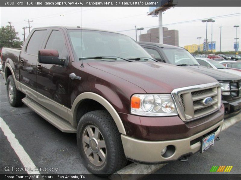 Mahogany Metallic / Tan/Castaño Leather 2008 Ford F150 King Ranch SuperCrew 4x4