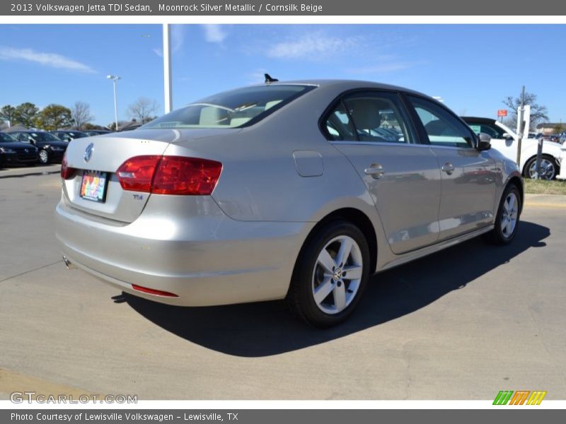 Moonrock Silver Metallic / Cornsilk Beige 2013 Volkswagen Jetta TDI Sedan