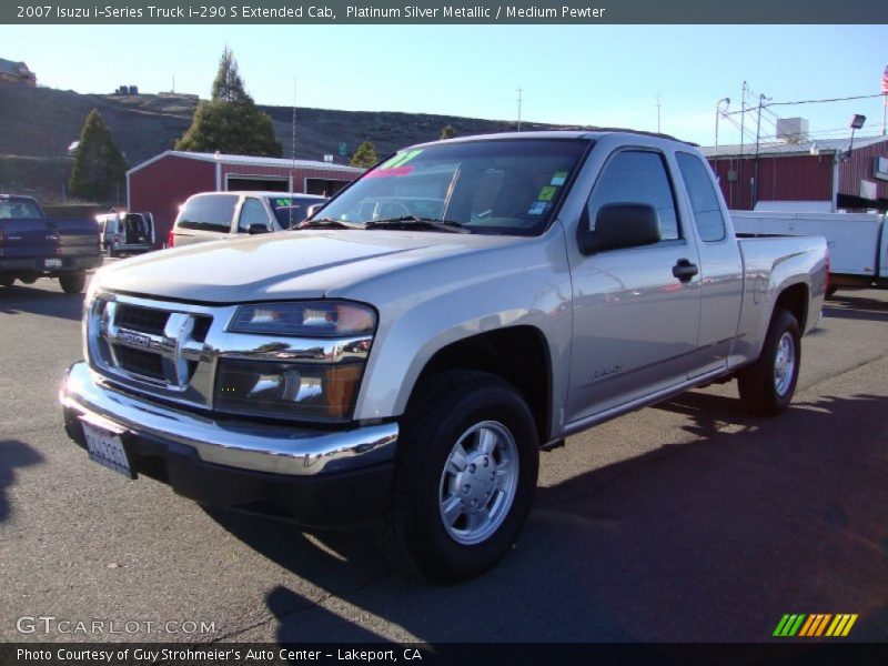 Platinum Silver Metallic / Medium Pewter 2007 Isuzu i-Series Truck i-290 S Extended Cab