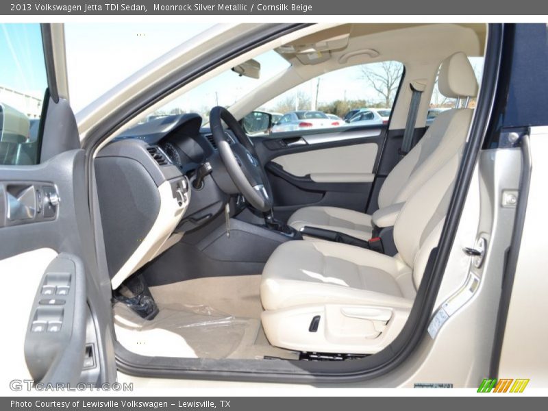 Moonrock Silver Metallic / Cornsilk Beige 2013 Volkswagen Jetta TDI Sedan