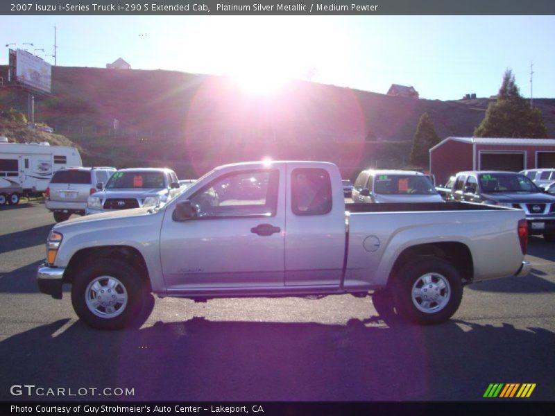 Platinum Silver Metallic / Medium Pewter 2007 Isuzu i-Series Truck i-290 S Extended Cab