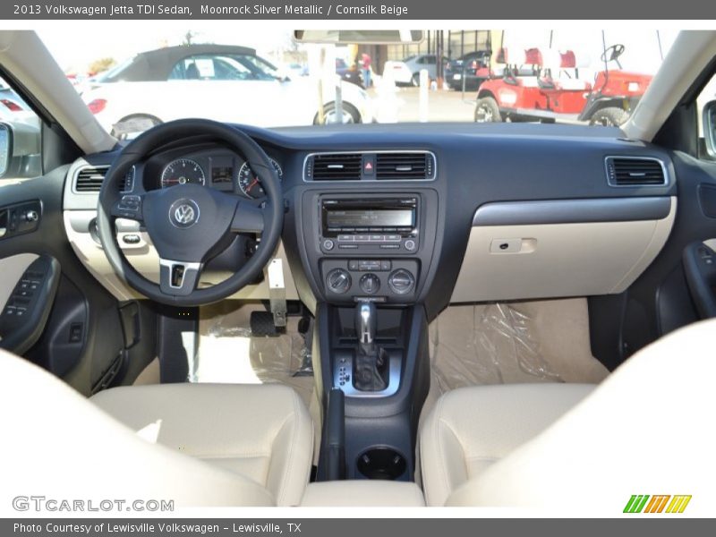Moonrock Silver Metallic / Cornsilk Beige 2013 Volkswagen Jetta TDI Sedan