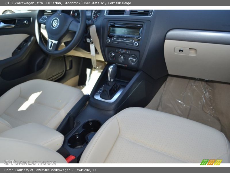 Moonrock Silver Metallic / Cornsilk Beige 2013 Volkswagen Jetta TDI Sedan