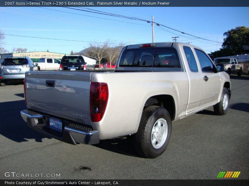 Platinum Silver Metallic / Medium Pewter 2007 Isuzu i-Series Truck i-290 S Extended Cab