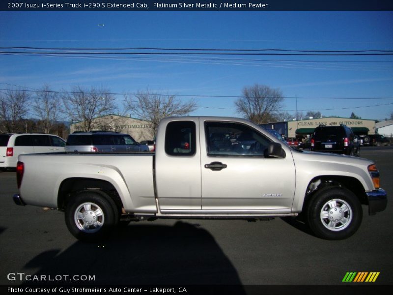 Platinum Silver Metallic / Medium Pewter 2007 Isuzu i-Series Truck i-290 S Extended Cab