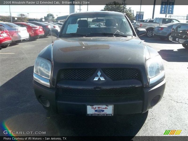 Brilliant Black / Slate 2008 Mitsubishi Raider LS Extended Cab