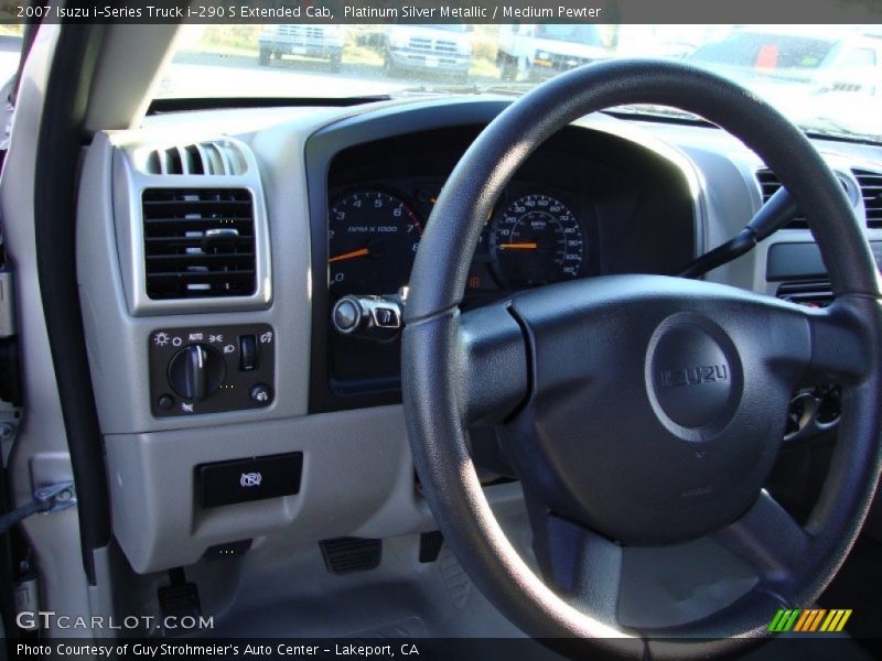 Platinum Silver Metallic / Medium Pewter 2007 Isuzu i-Series Truck i-290 S Extended Cab