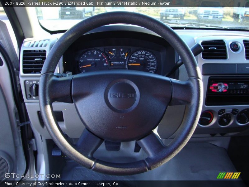 Platinum Silver Metallic / Medium Pewter 2007 Isuzu i-Series Truck i-290 S Extended Cab