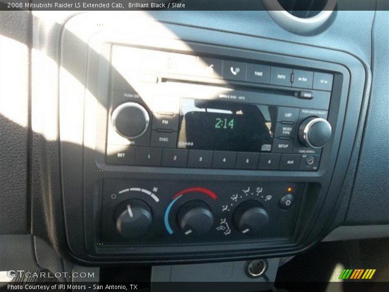 Brilliant Black / Slate 2008 Mitsubishi Raider LS Extended Cab