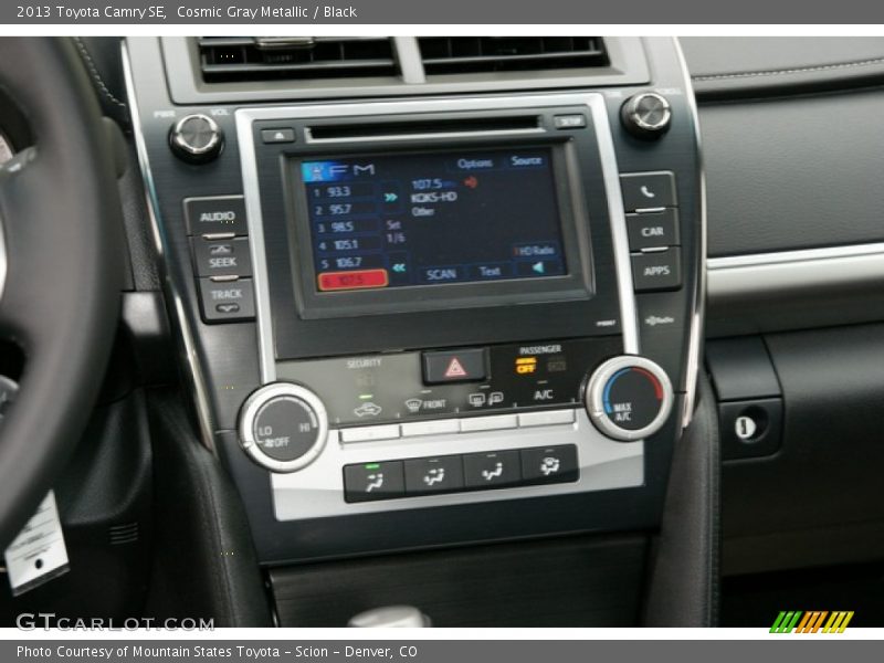 Cosmic Gray Metallic / Black 2013 Toyota Camry SE