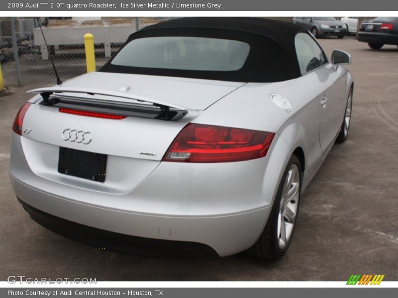 Ice Silver Metallic / Limestone Grey 2009 Audi TT 2.0T quattro Roadster