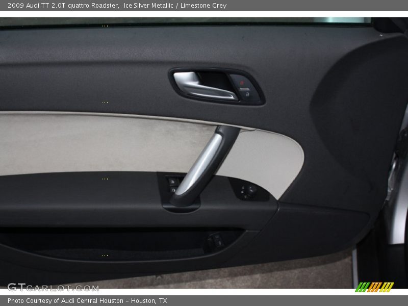 Ice Silver Metallic / Limestone Grey 2009 Audi TT 2.0T quattro Roadster