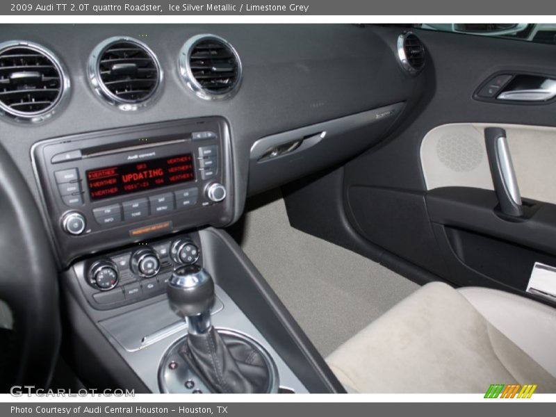 Ice Silver Metallic / Limestone Grey 2009 Audi TT 2.0T quattro Roadster
