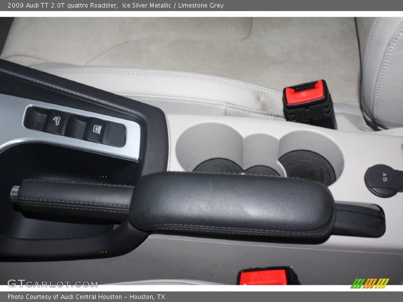 Ice Silver Metallic / Limestone Grey 2009 Audi TT 2.0T quattro Roadster