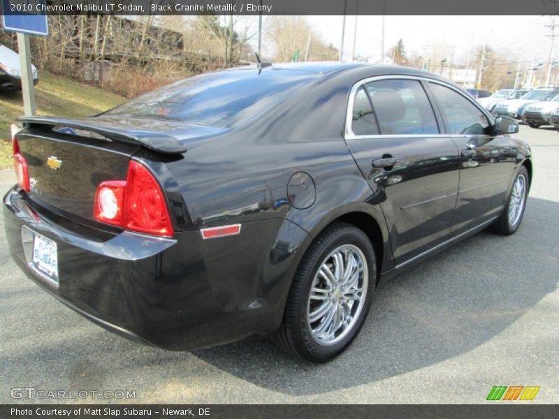 Black Granite Metallic / Ebony 2010 Chevrolet Malibu LT Sedan