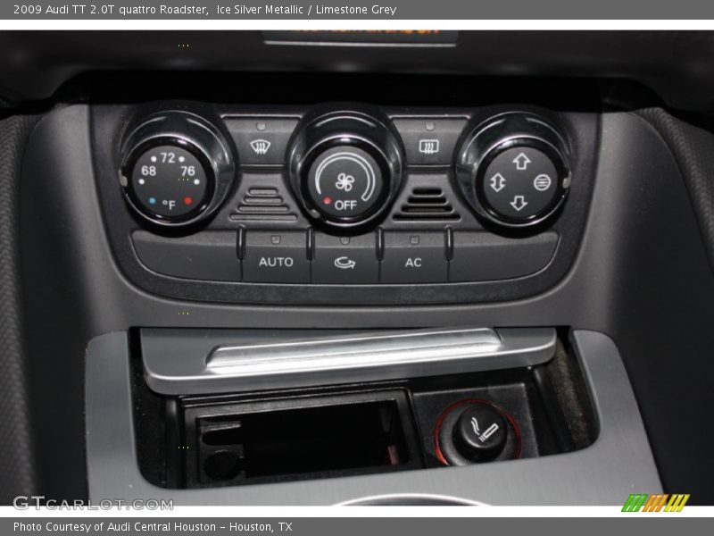 Controls of 2009 TT 2.0T quattro Roadster