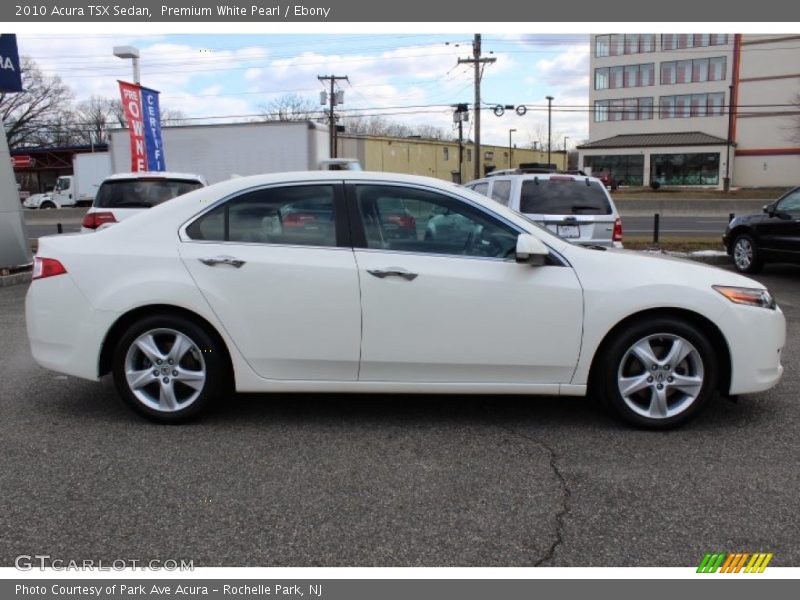 Premium White Pearl / Ebony 2010 Acura TSX Sedan
